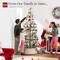 Best Choice Products Pre-Lit Sparse Christmas Tree w/ 2-in-1 LEDs, Cordless Connection